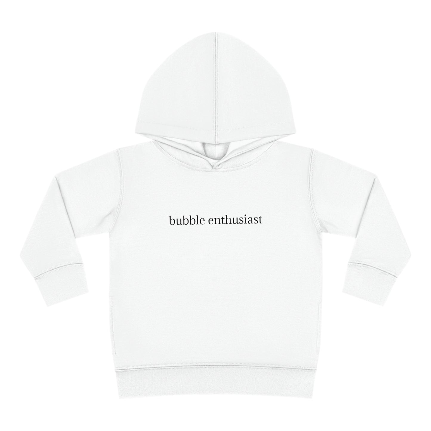 'bubble enthusiast' Toddler Pullover Hoodie