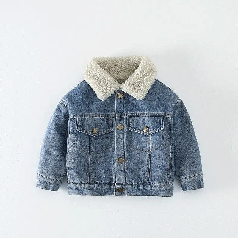 Children's Faux Fur lined Denim Jacket